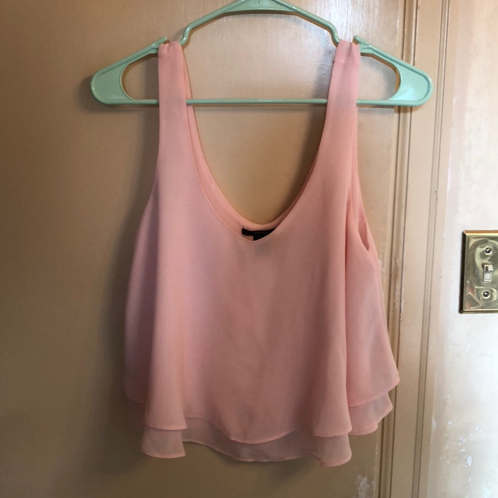 Flowy pink tank